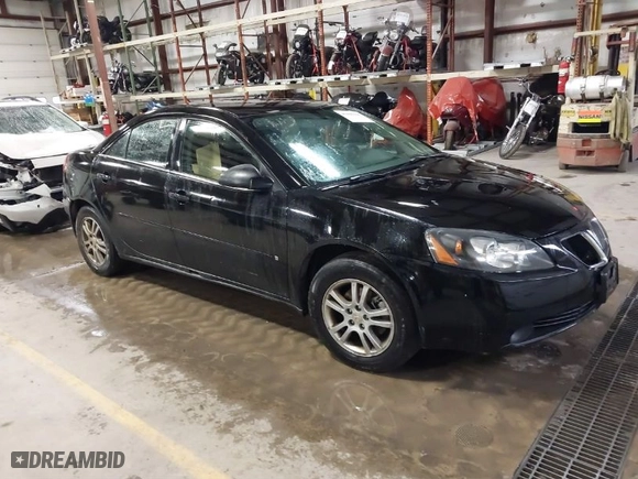 2006 Pontiac G6 6-Cyl with VIN 1G2ZG558764275630, listed as a IAAI auction lot 41446766 with NaN miles. Bid and sale history available at carsss.com. Image 1.