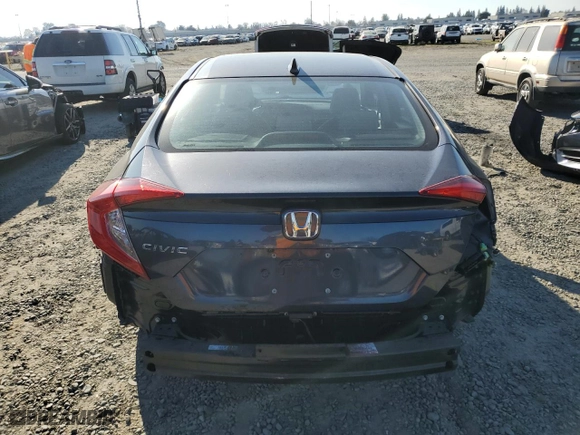2018 Honda Civic Sedan EX with VIN 2HGFC2F70JH520120, listed as a Copart auction lot 43040565 with 60,814 mi miles and Salvage Title. Bid and sale history available at carsss.com. Image 6.