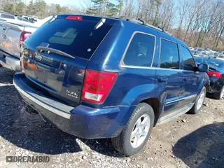 2005 Jeep Grand Cherokee Limited with VIN 1J8HR58225C606510, listed as a IAAI auction lot 41625165 with NaN miles. Bid and sale history available at carsss.com. Image 4.