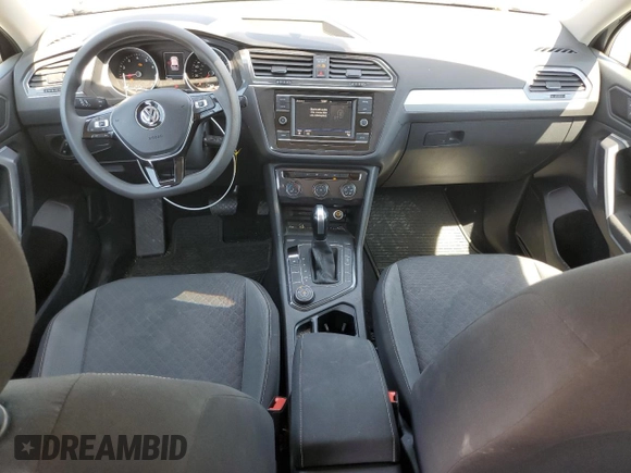 2021 Volkswagen Tiguan S with VIN 3VV0B7AX8MM010519, listed as a Copart auction lot 59809805 with 53,595 mi miles and Salvage title. Bid and sale history available at DreamBid. Image 8.