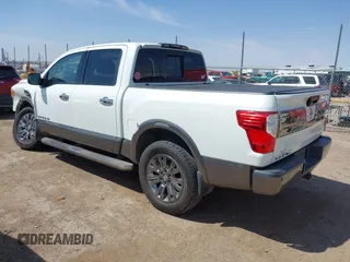 2017 Nissan Titan SV with VIN 1N6AA1E5XHN532587, listed as a IAAI auction lot 42019155 with 90,496 mi miles and . Bid and sale history available at DreamBid. Image 3.