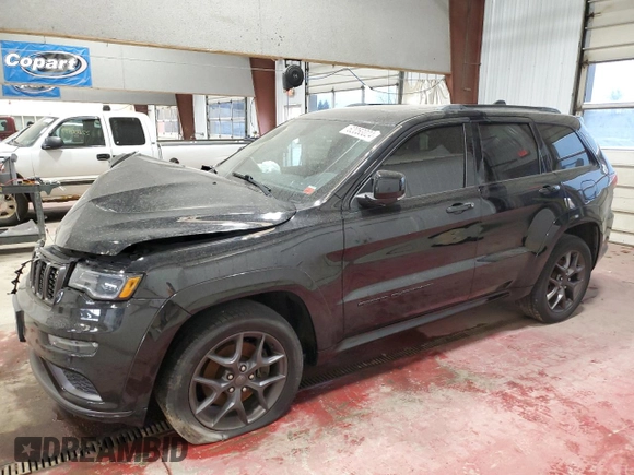 2020 Jeep Grand Cherokee Limited X with VIN 1C4RJFBTXLC133091, listed as a Copart auction lot 62053024 with 48,981 mi miles and Salvage title. Bid and sale history available at DreamBid. Image 1.