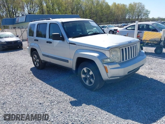 2008 Jeep Liberty Sport with VIN 1J8GN28K78W131686, listed as a IAAI auction lot 42043342 with 151,366 mi miles and . Bid and sale history available at DreamBid. Image 1.