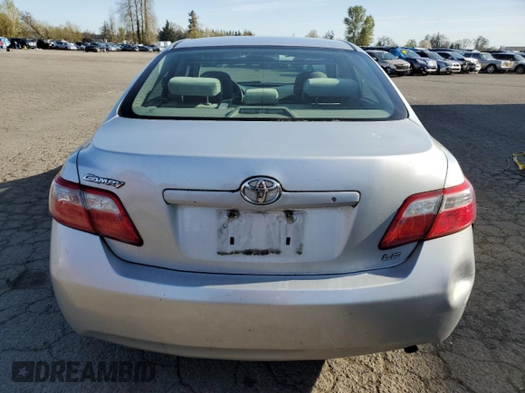 2007 Toyota Camry CE with VIN 4T1BE46K27U163080, listed as a Copart auction lot 47892755 with 90,381 mi miles and Salvage Title. Bid and sale history available at carsss.com. Image 6.