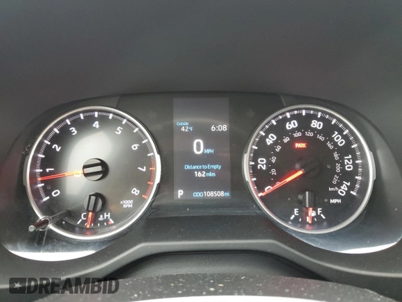 2022 Toyota RAV4 LE with VIN 2T3F1RFVXNC288340, listed as a Copart auction lot 46491755 with 108,508 mi miles and Non Repairable. Bid and sale history available at carsss.com. Image 9.