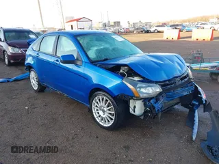 2011 Ford Focus SES with VIN 1FAHP3GN8BW165687, listed as a IAAI auction lot 41854781 with 153,445 mi miles. Bid and sale history available at carsss.com. Image 6.
