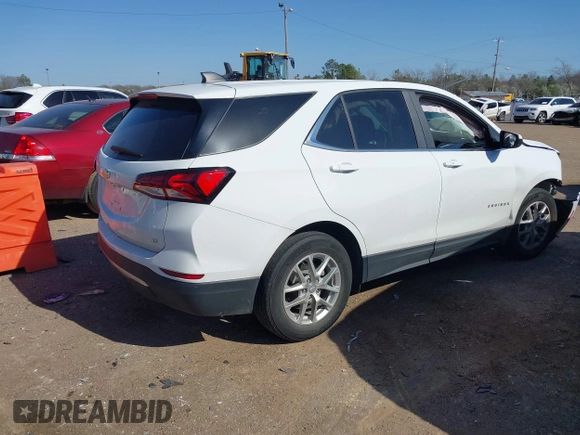 2023 Chevrolet Equinox LT with VIN 3GNAXKEG7PS107302, listed as a IAAI auction lot 41784827 with 59,398 mi miles and . Bid and sale history available at carsss.com. Image 4.
