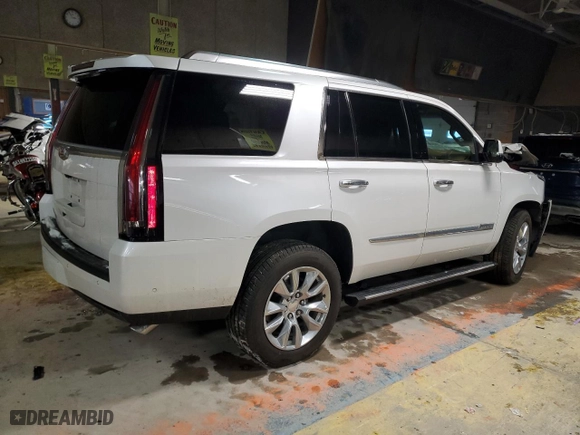 2017 Cadillac Escalade Platinum with VIN 1GYS4DKJ7HR387478, listed as a Copart auction lot 88037515 with 0 mi miles and Salvage Title. Bid and sale history available at carsss.com. Image 3.