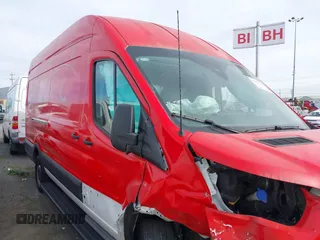 2023 Ford Transit Cargo with VIN 1FTBW3X85PKB46431, listed as a IAAI auction lot 40953719 with 17,997 mi miles. Bid and sale history available at carsss.com. Image 14.