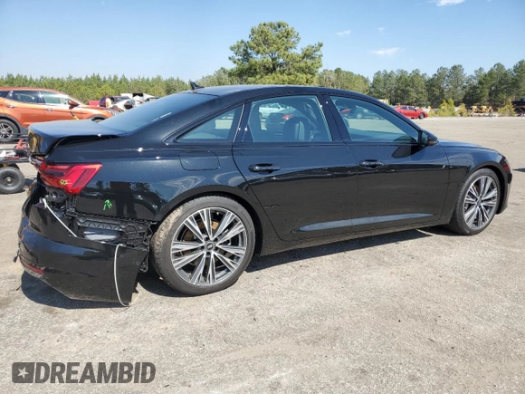 2021 Audi A6 Premium Plus with VIN WAUE8AF2XMN034062, listed as a Copart auction lot 47009385 with 8,674 mi miles and Salvage Title. Bid and sale history available at carsss.com. Image 3.