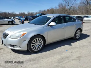 2011 Buick Regal CXL RL1 with VIN 2G4GN5EC4B9213103, listed as a Copart auction lot 50019675 with 204,330 mi miles and Salvage Title. Bid and sale history available at carsss.com. Image 1.