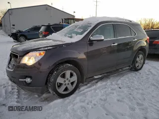 2014 Chevrolet Equinox LTZ with VIN 2GNFLHE34E6250687, listed as a Copart auction lot 87400714 with 136,491 mi miles and Salvage Title. Bid and sale history available at carsss.com. Image 1.