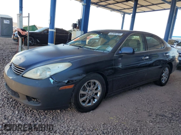 2003 Lexus ES 300 with VIN JTHBF30G430107593, listed as a Copart auction lot 52400765 with 270,767 mi miles and Salvage Title. Bid and sale history available at DreamBid. Image 1.
