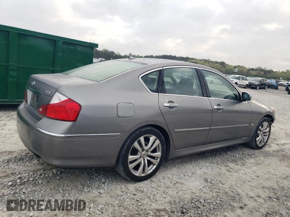 2010 Infiniti M with VIN JN1CY0AP4AM910541, listed as a Copart auction lot 50558175 with 249,167 mi miles and Salvage Title. Bid and sale history available at carsss.com. Image 3.