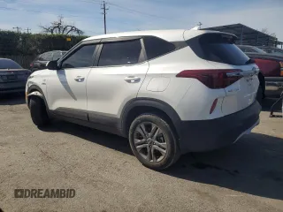 2021 Kia Seltos LX with VIN KNDEPCAA5M7233184, listed as a Copart auction lot 50553495 with 34,191 mi miles and Salvage Title. Bid and sale history available at carsss.com. Image 2.