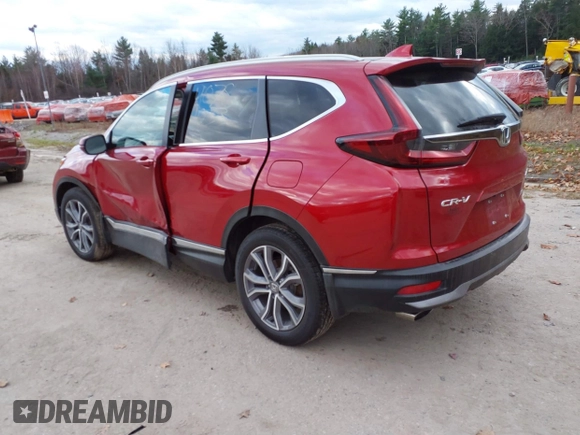 2022 Honda CR-V Touring with VIN 5J6RW2H99NL005329, listed as a IAAI auction lot 40781033 with 10,553 mi miles. Bid and sale history available at carsss.com. Image 3.