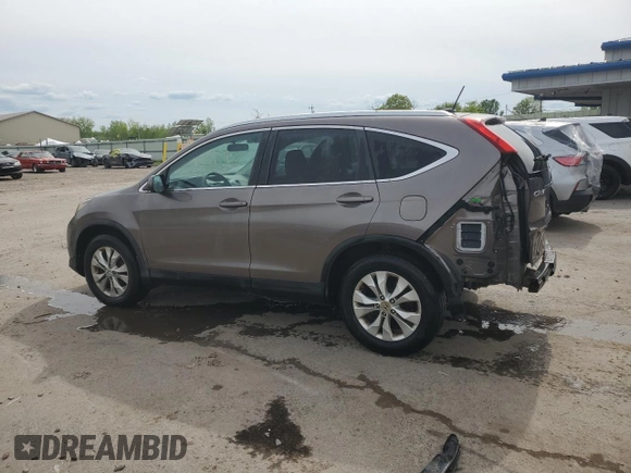 2013 Honda CR-V EX-L z VIN 5J6RM4H76DL080858, wystawiony jako Copart lot #57530215 z przebiegiem 152 046 mil mil oraz Szkoda całkowita • Salvage title. Historia ofert i sprzedaży dostępna na DreamBid. Obrazek 2.