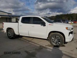 2024 Chevrolet Silverado 1500 RST with VIN 1GCUDEE87RZ240222, listed as a Copart auction lot 85573064 with 338 mi miles and Salvage Title. Bid and sale history available at carsss.com. Image 4.