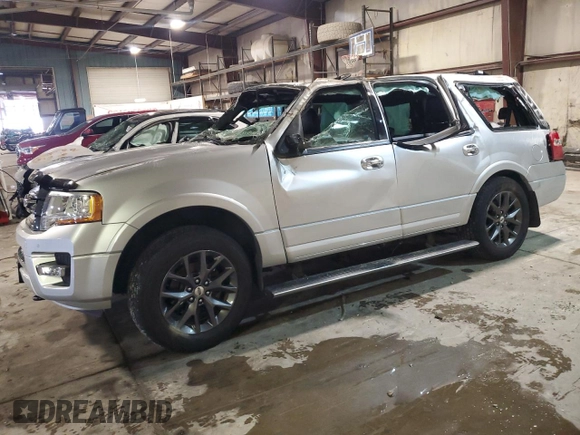 2017 Ford Expedition Limited with VIN 1FMJU2AT3HEA38720, listed as a Copart auction lot 62186975 with 83,591 mi miles and Salvage title. Bid and sale history available at DreamBid. Image 1.