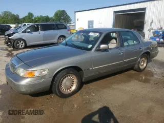 1999 Mercury Grand Marquis LS with VIN 2MEFM75W9XX687526, listed as a Copart auction lot 51779995 with 196,466 mi miles and Salvage Title. Bid and sale history available at DreamBid. Image 1.