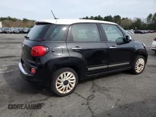 2015 FIAT 500L Lounge with VIN ZFBCFACH5FZ030024, listed as a Copart auction lot 54107425 with 126,689 mi miles and Clean Title. Bid and sale history available at DreamBid. Image 3.
