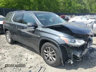 2020 Chevrolet Traverse LT Cloth z VIN 1GNEVGKW0LJ100638, wystawiony jako Copart lot #54845145 z przebiegiem 122 664 mil mil oraz Szkoda całkowita • Salvage title. Historia ofert i sprzedaży dostępna na DreamBid. Obrazek 4.