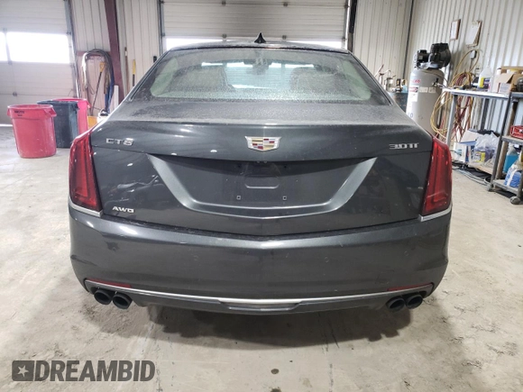 2017 Cadillac CT6 Platinum AWD with VIN 1G6KN5R67HU183399, listed as a Copart auction lot 42323205 with 62,782 mi miles and Salvage title. Bid and sale history available at DreamBid. Image 6.