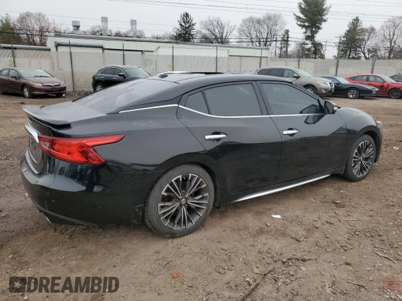 2016 Nissan Maxima SL with VIN 1N4AA6AP3GC436677, listed as a Copart auction lot 49880185 with 128,748 mi miles and Salvage Title. Bid and sale history available at DreamBid. Image 3.