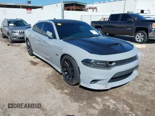 2021 Dodge Charger Scat Pack with VIN 2C3CDXGJ8MH539917, listed as a IAAI auction lot 41651136 with 53,314 mi miles and . Bid and sale history available at DreamBid. Image 1.