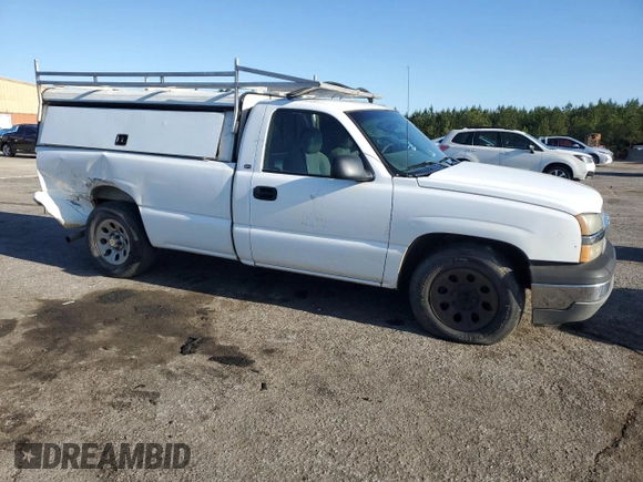 2005 Chevrolet Silverado 1500 Work Truck with VIN 1GCEC14X45Z226541, listed as a Copart auction lot 51903105 with 307,751 mi miles and Salvage Title. Bid and sale history available at carsss.com. Image 4.