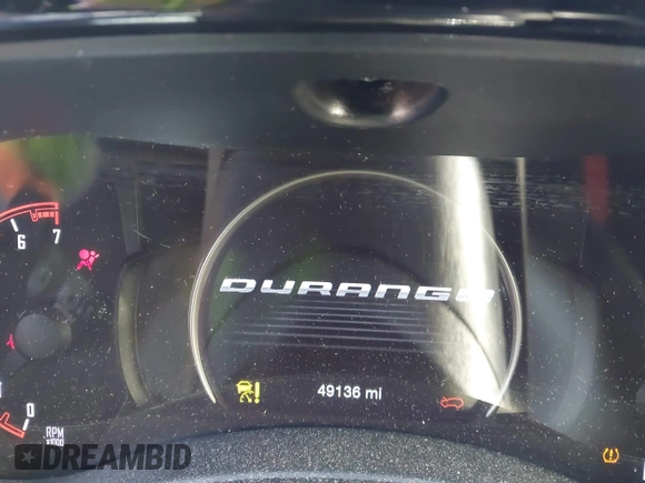 2022 Dodge Durango GT Plus with VIN 1C4RDJDG6NC161421, listed as a IAAI auction lot 41814071 with 49,136 mi miles and . Bid and sale history available at DreamBid. Image 7.