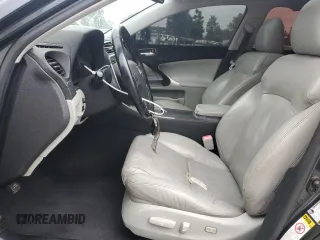 2008 Lexus IS 350 with VIN JTHBE262882013902, listed as a Copart auction lot 55874805 with 118,630 mi miles and Salvage title. Bid and sale history available at DreamBid. Image 7.