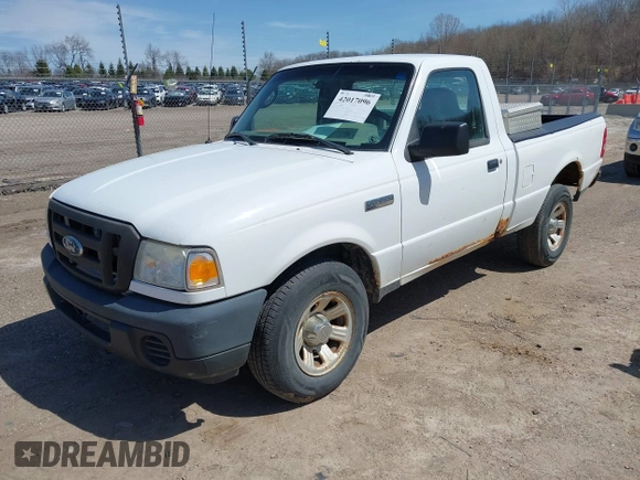 2009 Ford Ranger XL with VIN 1FTYR10D79PA64395, listed as a IAAI auction lot 42017096 with 266,934 mi miles. Bid and sale history available at carsss.com. Image 2.