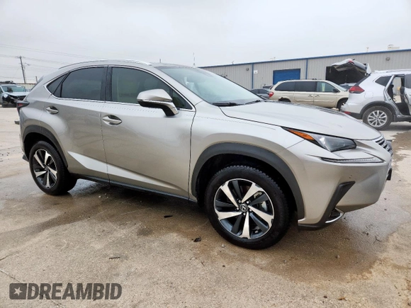 2021 Lexus NX 300 with VIN JTJGARDZ9M2243757, listed as a Copart auction lot 58339885 with 86,047 mi miles and Salvage title. Bid and sale history available at DreamBid. Image 4.