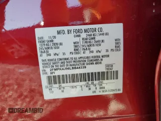 2020 Ford Edge SEL with VIN 2FMPK4J96LBB44339, listed as a Copart auction lot 82676544 with 75,419 mi miles and Salvage Title. Bid and sale history available at carsss.com. Image 14.