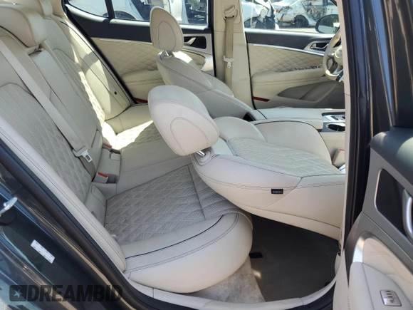2019 Genesis G70 Advanced z VIN KMTG34LE1KU012157, wystawiony jako Copart lot #52313255 z przebiegiem 63 799 mil mil oraz Szkoda całkowita • Salvage title. Historia ofert i sprzedaży dostępna na DreamBid. Obrazek 10.