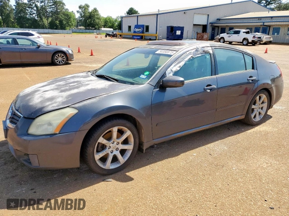2007 Nissan Maxima SE with VIN 1N4BA41E87C801989, listed as a Copart auction lot 56366975 with Not provided miles and Salvage title. Bid and sale history available at DreamBid. Image 1.