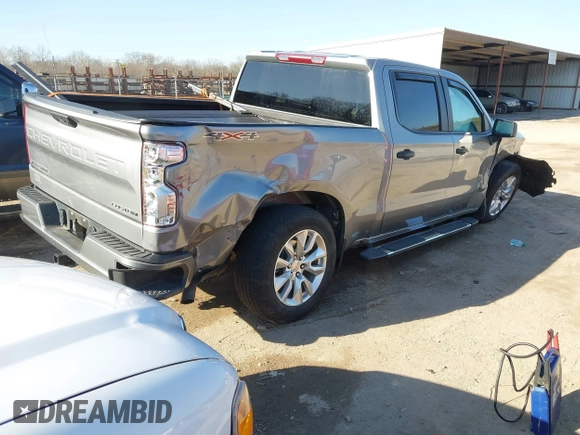 2023 Chevrolet Silverado 1500 Custom with VIN 1GCPDBEK8PZ289983, listed as a IAAI auction lot 41457244 with 26,980 mi miles and . Bid and sale history available at DreamBid. Image 4.