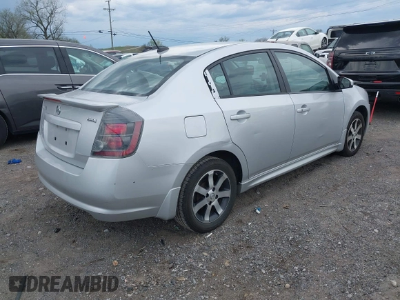 2011 Nissan Sentra 2.0 with VIN 3N1AB6AP1BL714497, listed as a IAAI auction lot 41944915 with 140,082 mi miles and . Bid and sale history available at DreamBid. Image 4.