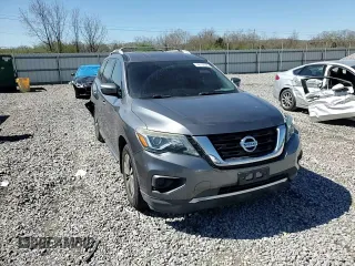 2017 Nissan Pathfinder S with VIN 5N1DR2MN1HC697435, listed as a Copart auction lot 48138225 with 128,782 mi miles and Salvage title. Bid and sale history available at DreamBid. Image 12.