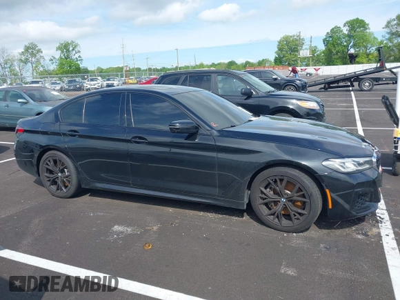 2021 BMW 5 Series 540i with VIN WBA53BJ08MWW95688, listed as a IAAI auction lot 42064036 with 39,410 mi miles and . Bid and sale history available at DreamBid. Image 13.