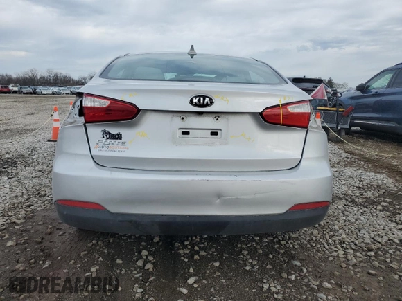2016 Kia Forte LX with VIN KNAFX4A64G5477718, listed as a Copart auction lot 50207025 with 97,011 mi miles and Salvage Title. Bid and sale history available at carsss.com. Image 6.