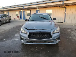 2018 Infiniti Q50 3.0t LUXE with VIN JN1EV7AP6JM356297, listed as a Copart auction lot 84056244 with 96,281 mi miles and Salvage Title. Bid and sale history available at carsss.com. Image 5.