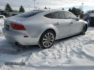 2013 Audi A7 3.0 Premium Plus with VIN WAUYGAFC0DN017568, listed as a Copart auction lot 41735185 with 173,327 mi miles and Salvage Title. Bid and sale history available at carsss.com. Image 3.