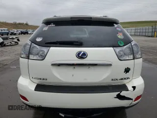 2008 Lexus RX 400h with VIN JTJHW31U382857124, listed as a Copart auction lot 54264275 with 241,588 mi miles and Salvage Title. Bid and sale history available at DreamBid. Image 6.