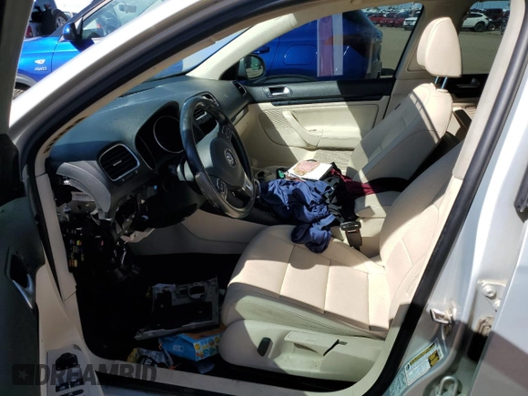 2011 Volkswagen Jetta SportWagen TDI with VIN 3VWPL7AJ2BM661581, listed as a Copart auction lot 69187924 with 133,097 mi miles and Salvage Title. Bid and sale history available at carsss.com. Image 7.