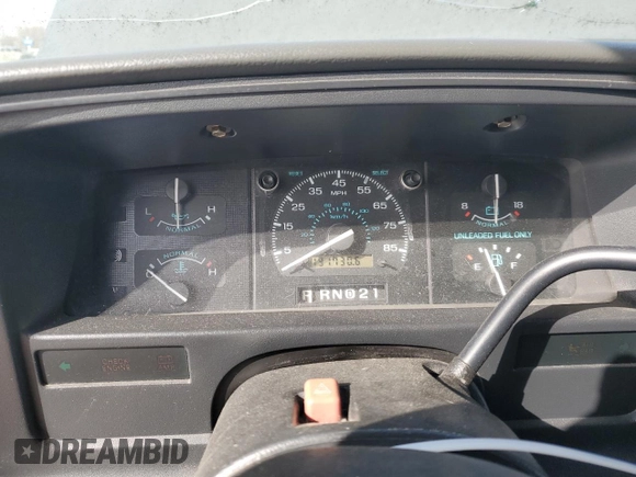 1995 Ford Econoline Cargo with VIN 1FDEE14N2SHA25954, listed as a Copart auction lot 44101475 with 191,730 mi miles and Salvage Title. Bid and sale history available at carsss.com. Image 9.
