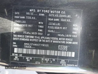 2012 Ford Transit Connect XL с VIN NM0LS7ANXCT118325, выставлен на аукционе IAAI как лот 41813281 с пробегом 136 875 миль миль и . История ставок и продаж доступна на DreamBid. Изображение 9.