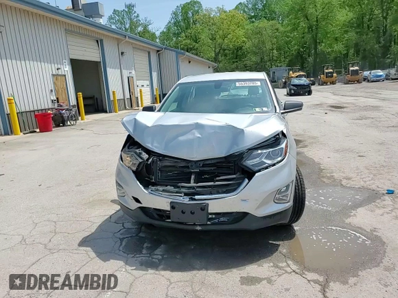 2019 Chevrolet Equinox LS z VIN 2GNAXHEV7K6180002, wystawiony jako Copart lot #55393785 z przebiegiem 166 487 mil mil oraz Szkody całkowita. Historia ofert i sprzedaży dostępna na DreamBid. Obrazek 14.