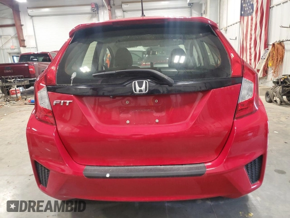 2017 Honda Fit LX with VIN JHMGK5H57HS019536, listed as a Copart auction lot 52028695 with 69,204 mi miles and Non Repairable. Bid and sale history available at carsss.com. Image 6.